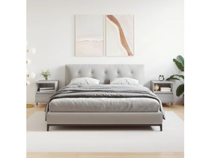 vidaXL Nočné stolíky 2 ks sivý dub sonoma 40x35x50 cm kompozitné drevo