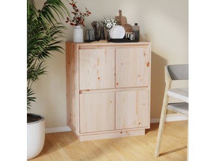 vidaXL Komoda 60x34x75 cm borovicový masív