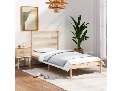 vidaXL Posteľný rám, drevený masív 90x190 cm, jednolôžko