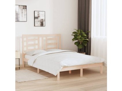 vidaXL Posteľ bez matraca 140x190 cm borovicový masív