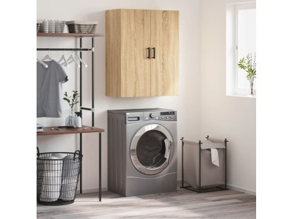 vidaXL Nástenná TV skrinka dub sonoma 69,5x34x90 cm