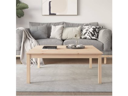 vidaXL Konferenčný stolík 100x100x40 cm borovicový masív