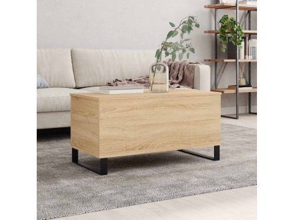 vidaXL Konferenčný stolík dub sonoma 90x44,5x45 cm spracované drevo