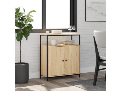 vidaXL Komoda dub sonoma 70x30x80 cm kompozitné drevo