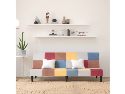 vidaXL 2-miestna rozkladacia pohovka látka