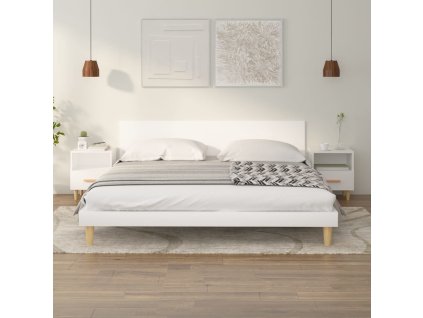 vidaXL Nočné stolíky 2 ks biele 40x35x47 cm