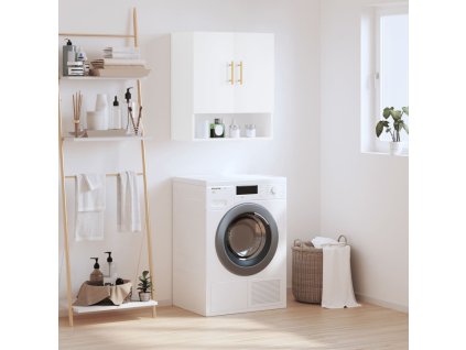 vidaXL Nástenná skrinka biela 60x31x70 cm kompozitné drevo