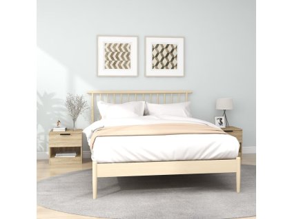 vidaXL Nočné stolíky 2 ks dub sonoma spracované drevo