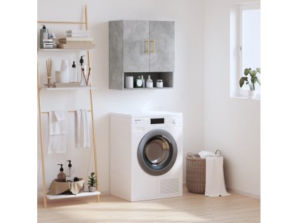 vidaXL Nástenná skrinka betónovo sivá 60x31x70 cm kompozitné drevo