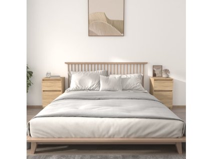 vidaXL Nočné stolíky 2 ks dub sonoma 40x35x70 cm