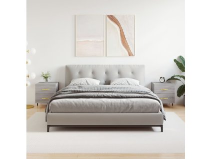 vidaXL Nočné stolíky 2 ks sivé sonoma 40x35x47,5 cm kompozitné drevo