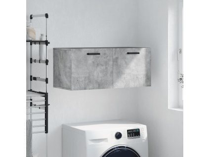 vidaXL Nástenná skrinka, betónovo sivá 80x36,5x35 cm kompozitné drevo