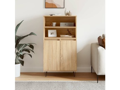 vidaXL Vysoká skrinka dub sonoma 60x36x110 cm spracované drevo