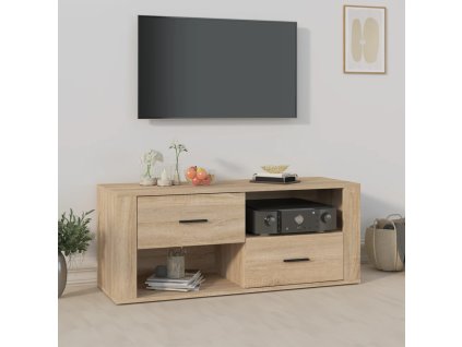 vidaXL TV skrinka dub sonoma 100x35x40 cm spracované drevo