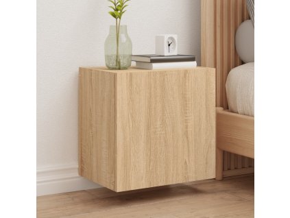 vidaXL TV nástenné skrinky 2 ks dub sonoma 40,5x30x40 cm kompoz. drevo