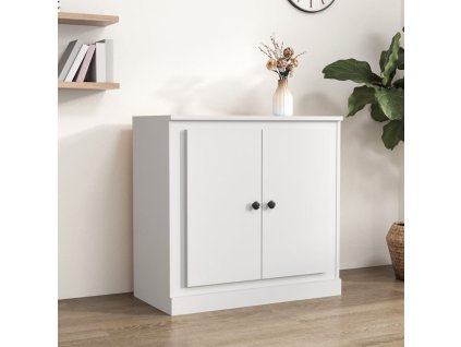 vidaXL Komoda biela 70x35,5x67,5 cm spracované drevo