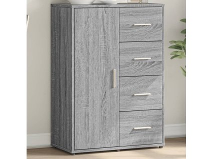 vidaXL Komoda, sivá sonoma 60x31x84 cm, kompozitné drevo