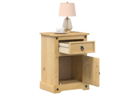vidaXL Nočný stolík Corona 45x35x64 cm borovicový masív