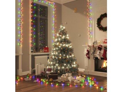 vidaXL Kompaktná LED reťaz, 1000 diód, farebná 25 m, PVC