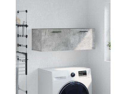 vidaXL Nástenná skrinka betónovo sivá 100x36,5x35cm kompozitné drevo