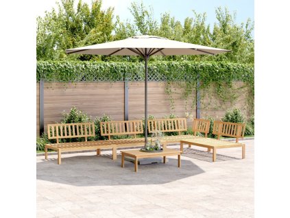 vidaXL 5-dielna záhradná paletová súprava pohoviek akáciový masív