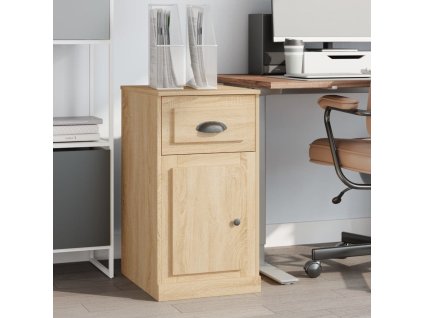 vidaXL Bočná skrinka zásuvka dub sonoma 40x50x75 cm kompozitné drevo