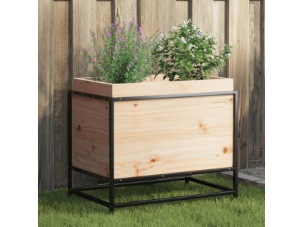 vidaXL Záhradný kvetináč 60x40x50 cm borovicový masív