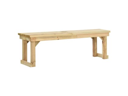 vidaXL Záhradná lavička 140 cm, impregnovaná borovica