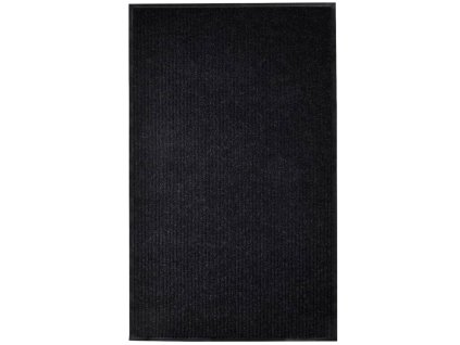 vidaXL Rohož pred dvere, čierna 117x220 cm, PVC
