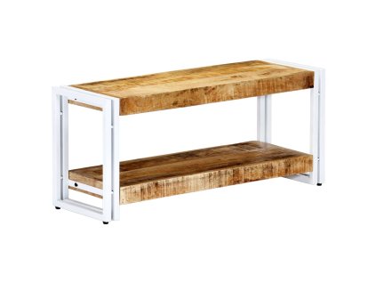 vidaXL TV skrinka 90x30x40 cm, mangový masív