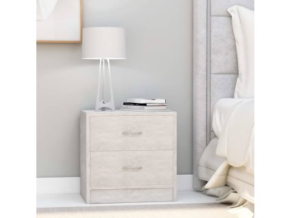 vidaXL Nočné stolíky 2 ks, betónovo sivé 40x30x40 cm, kompozitné drevo