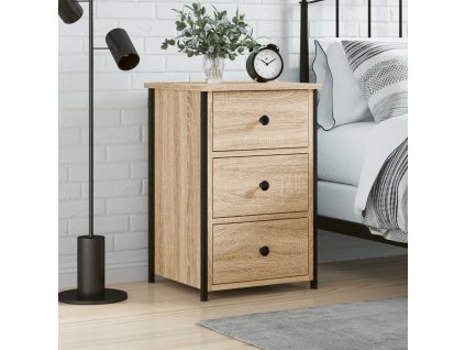 vidaXL Nočný stolík dub sonoma 40x36x60 cm kompozitné drevo
