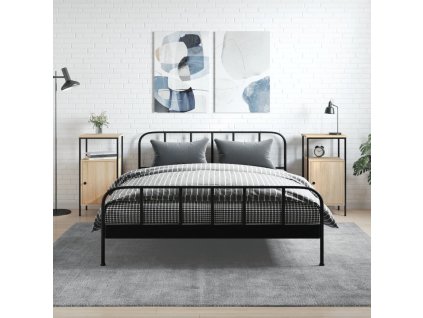 vidaXL Nočné stolíky 2 ks dub sonoma 41x31x80 cm kompozitné drevo