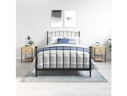 vidaXL Nočné stolíky 2 ks dub sonoma 34x35,5x45 cm kompozitné drevo