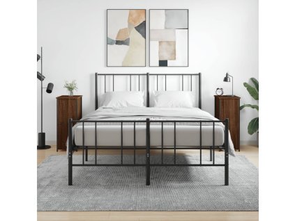 vidaXL Nočné stolíky 2 ks hnedý dub 32x42x80 cm kompozitné drevo