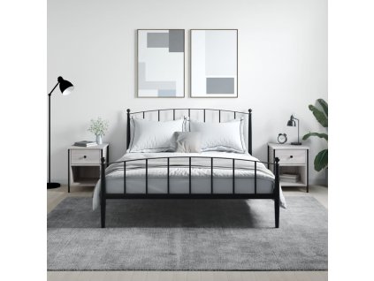 vidaXL Nočné stolíky 2 ks, sivá sonoma 40x42x50 cm, kompozitné drevo