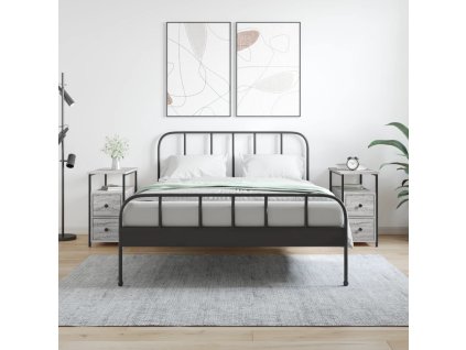 vidaXL Nočné skrinky 2 ks sivá sonoma 30x60x60 cm kompozitné drevo