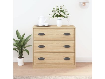 vidaXL Komoda dub sonoma 70x35,5x67,5 cm spracované drevo