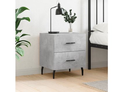 vidaXL Nočný stolík betónovo sivý 40x35x47,5 cm kompozitné drevo