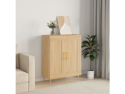 vidaXL Komoda dub sonoma 69,5x34x90 cm kompozitné drevo