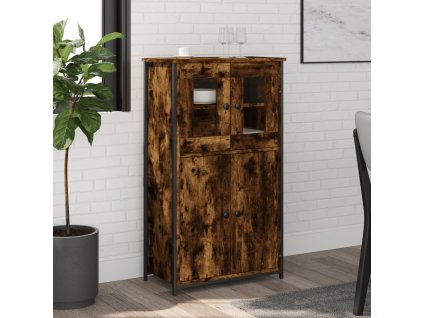 vidaXL Vysoká skrinka dub sonoma 62x32x106,5 cm kompozitné drevo