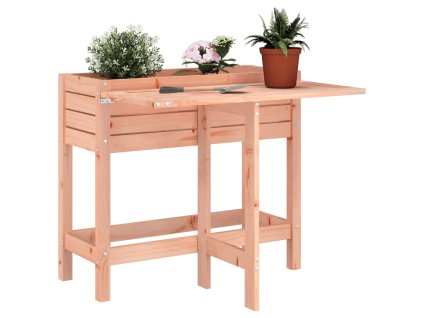 vidaXL Záhradný kvetináč so skladacou doskou masívny douglas