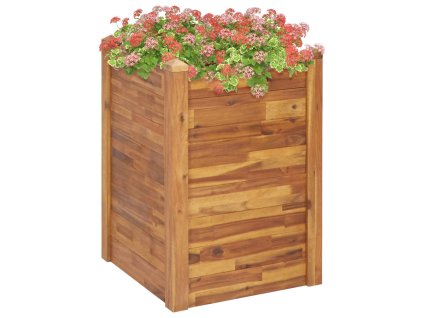 vidaXL Vyvýšený záhradný záhon 60x60x84 cm, akáciový masív