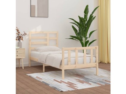 vidaXL Posteľ bez matraca 90x200 cm masívna borovica