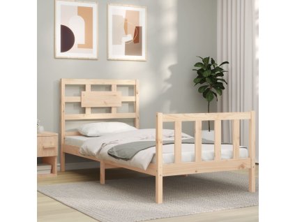 vidaXL Posteľ bez matraca 90x200 cm masívna borovica