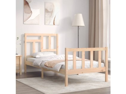 vidaXL Posteľ bez matraca 90x200 cm masívna borovica