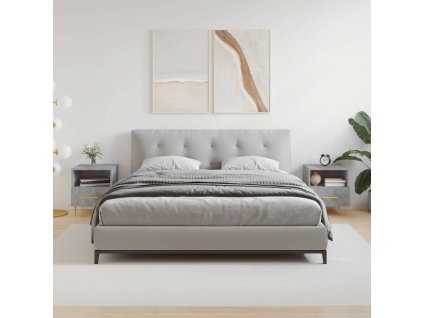 vidaXL Nočné stolíky 2 ks betónovo sivé 40x35x47,5 cm kompozitné drevo