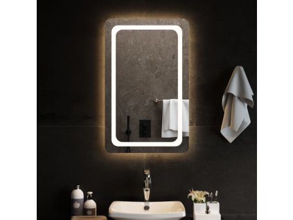 vidaXL LED kúpeľňové zrkadlo 50x80 cm