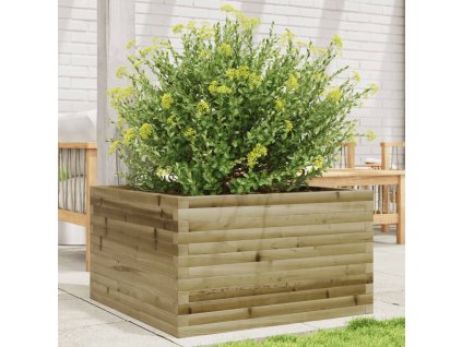 vidaXL Záhradný kvetináč 80x80x45,5 cm impregnovaná borovica