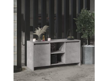 vidaXL TV skrinka, betónovo sivá 102x37,5x52,5 cm, kompozitné drevo